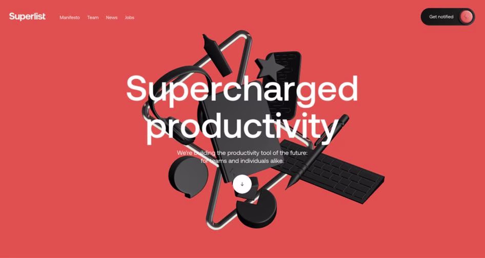 [Visual] Superlist homepage