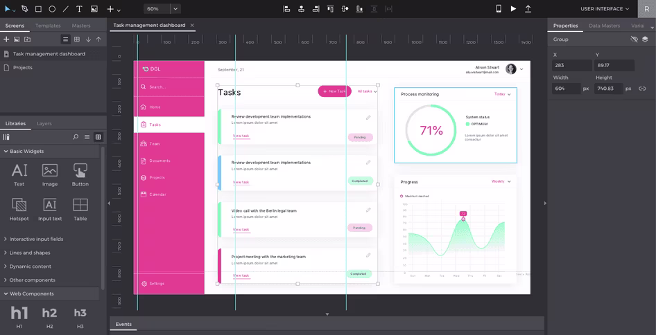 [Visual] Justinmind design tool