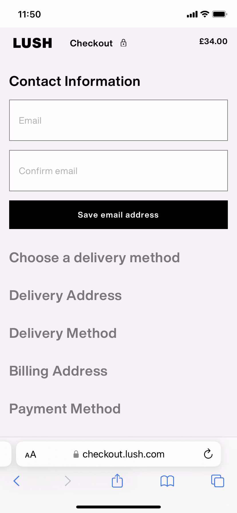 [Visual] Lush checkout all