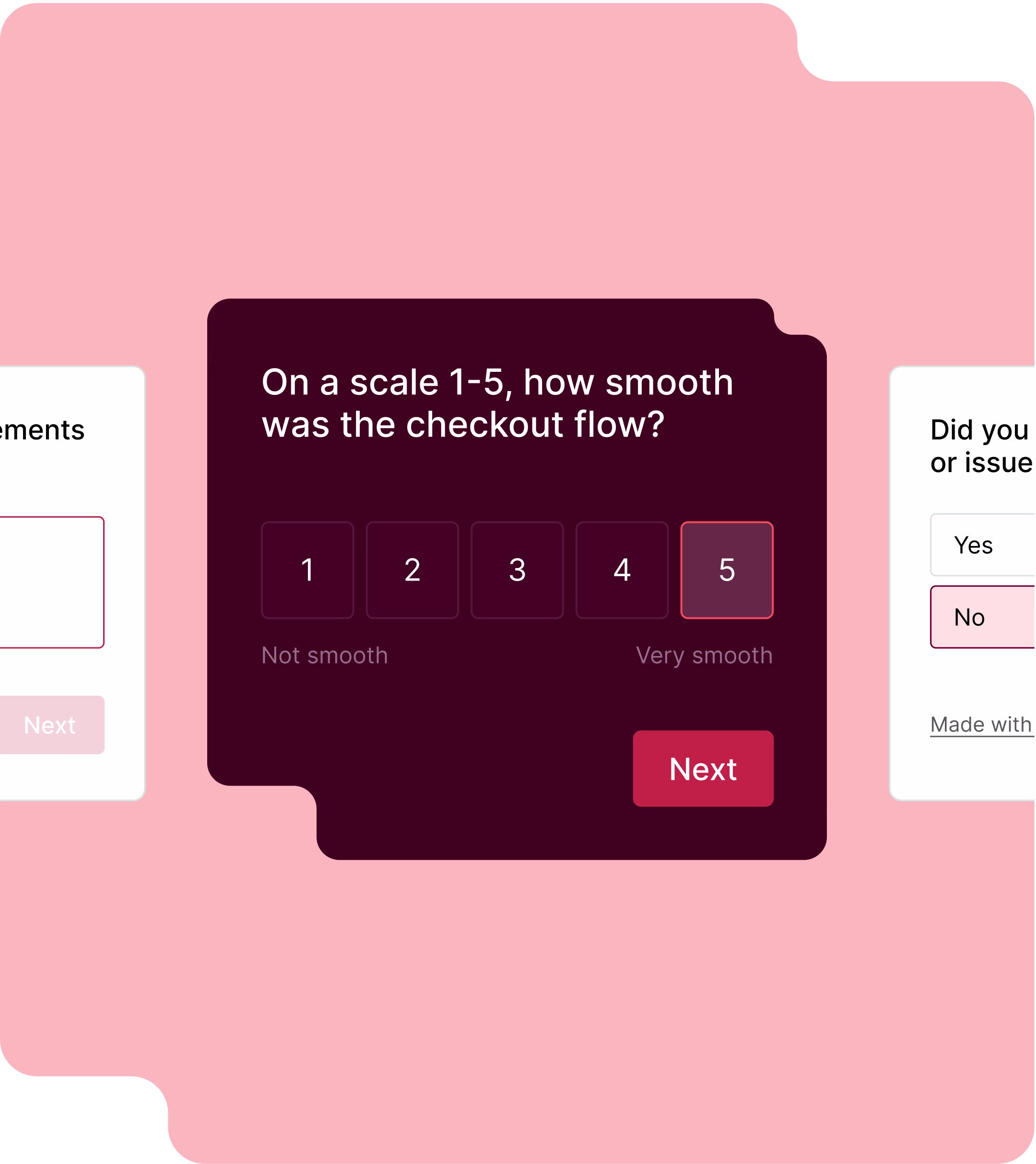Surveys - Scale - Pink background