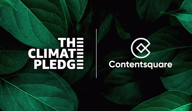 Signataire de l’engagement The Climate Pledge, Contentsquare s’engage à atteindre la neutralité carbone d’ici 2040 — Cover Image