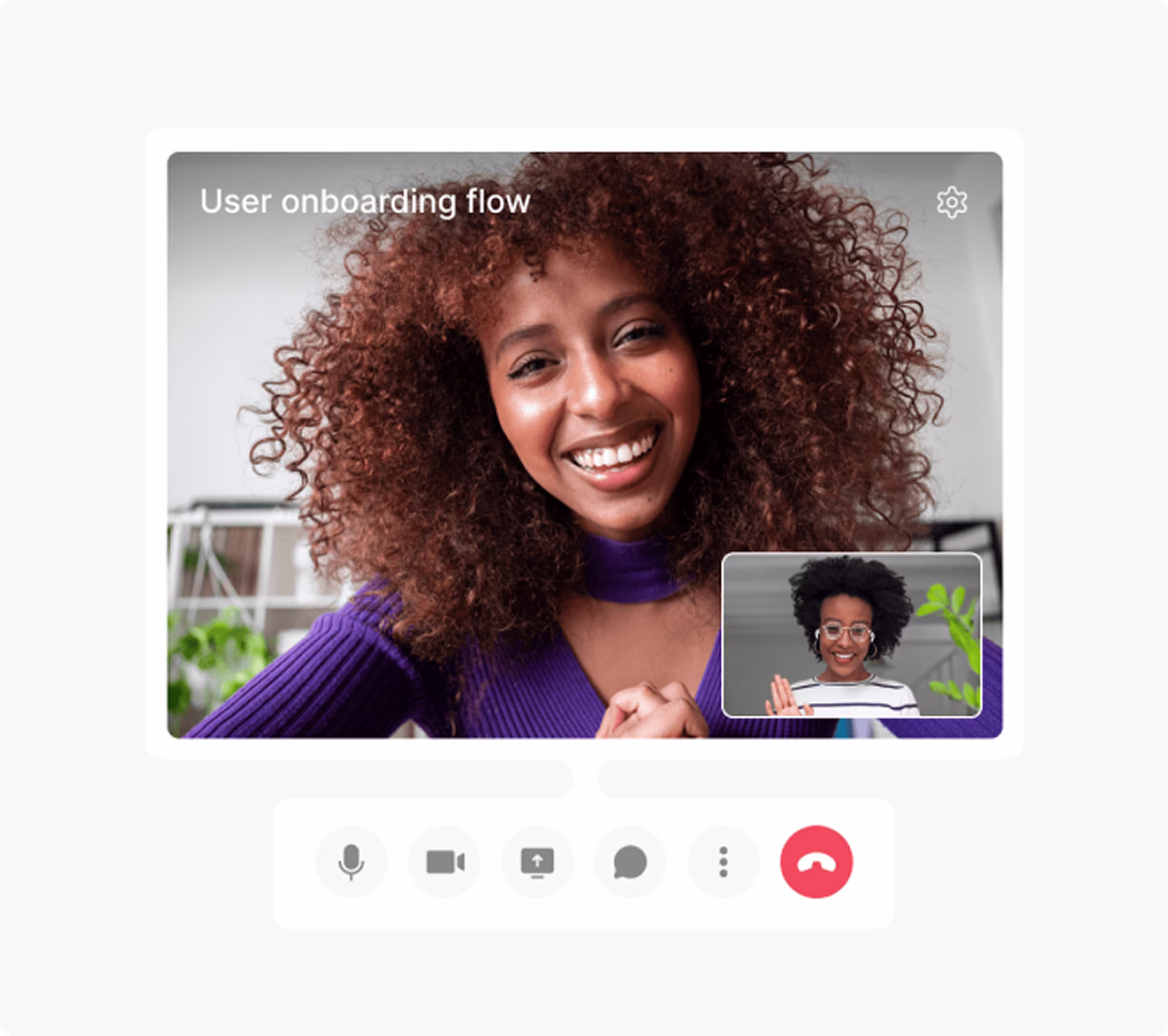 Interviews - Grey background