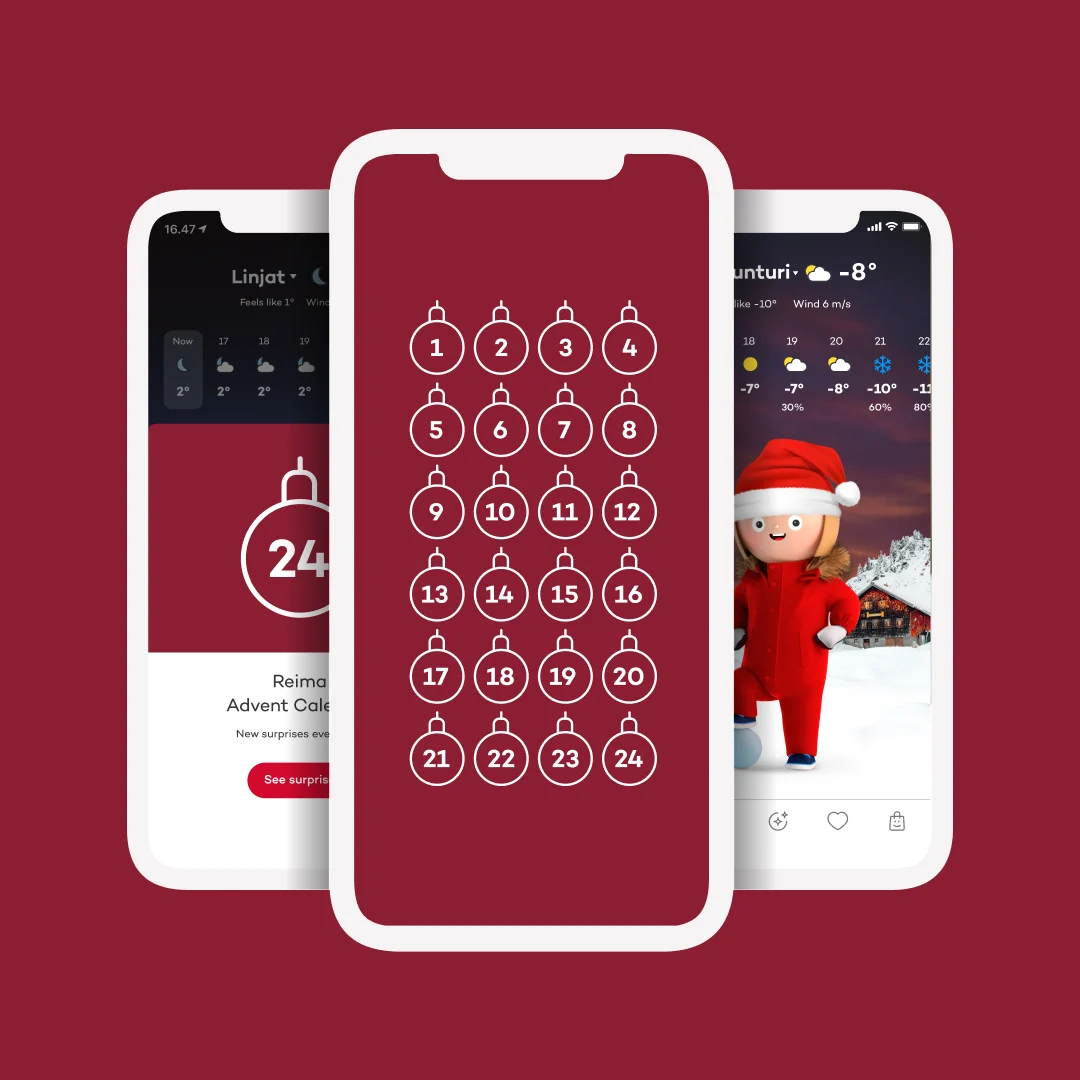 Slotted section - App Christmas calendar image 1080x1080