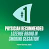 NICORETTE® is the Number One Physician Recommended Gum Brand in Smoking Cessation