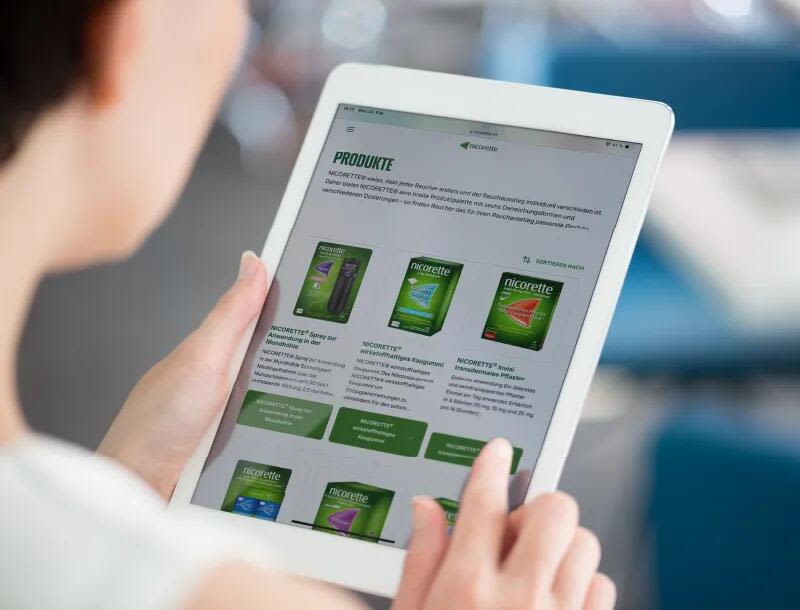 Nicorette Produktfinder