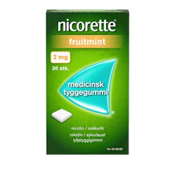 Nicorette fruitmint 30 stk. pakke