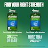 Nicorette Nicotine Lozenge, Mint Flavour in 2mg and 4mg with Statement "Find Your Right Strength"