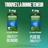 Pastille de Nicotine NICORETTE®, Menthe en 2mg et 4mg avec une déclaration "Trouvez la bonne teneur"