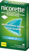 Nicorette® Icemint Gum 4 mg liečivé žuvačky, 30 žuvačiek