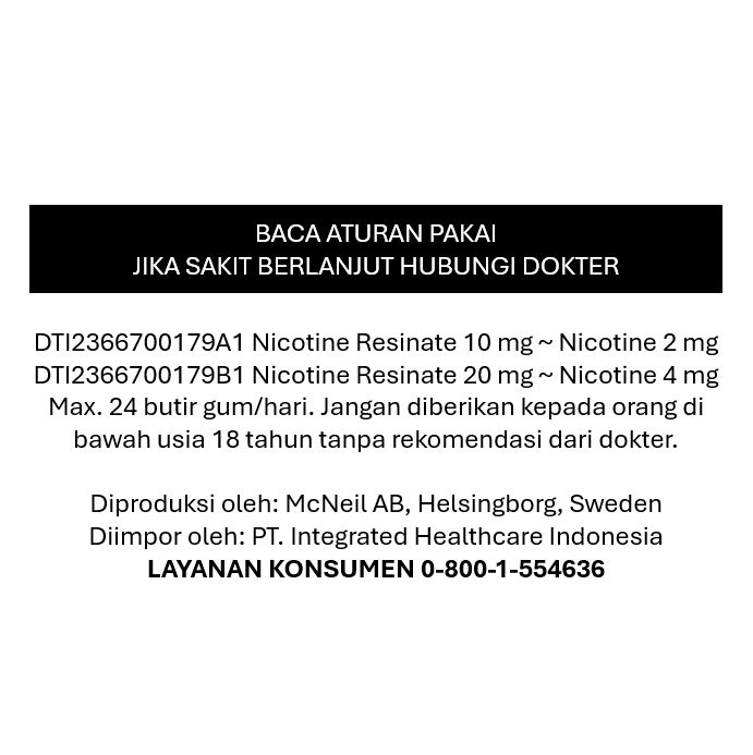 Amaran Updated PRODUK NICORETTE® YANG TEPAT UNTUK BERHENTI MEROKOK
