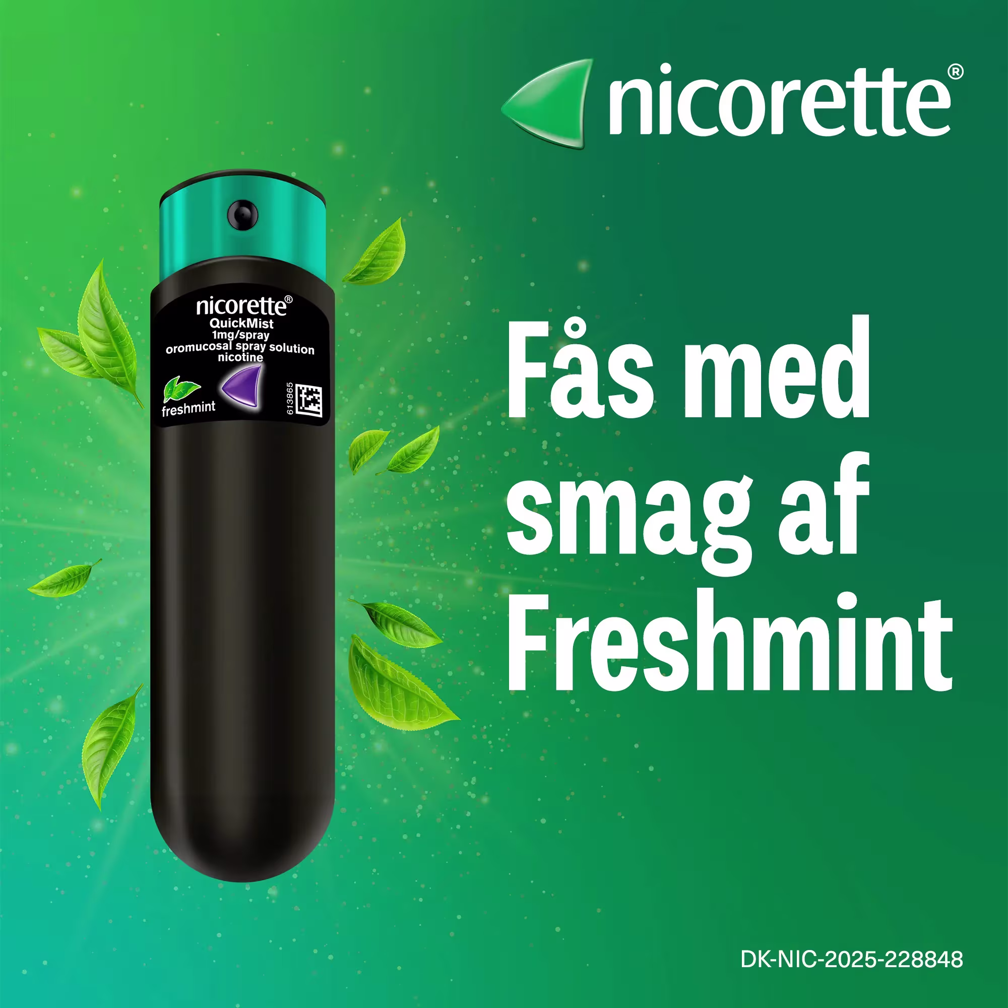 150% større chance for varigt rygestop ved brug af QuickMist i forhold til viljestyrke alene