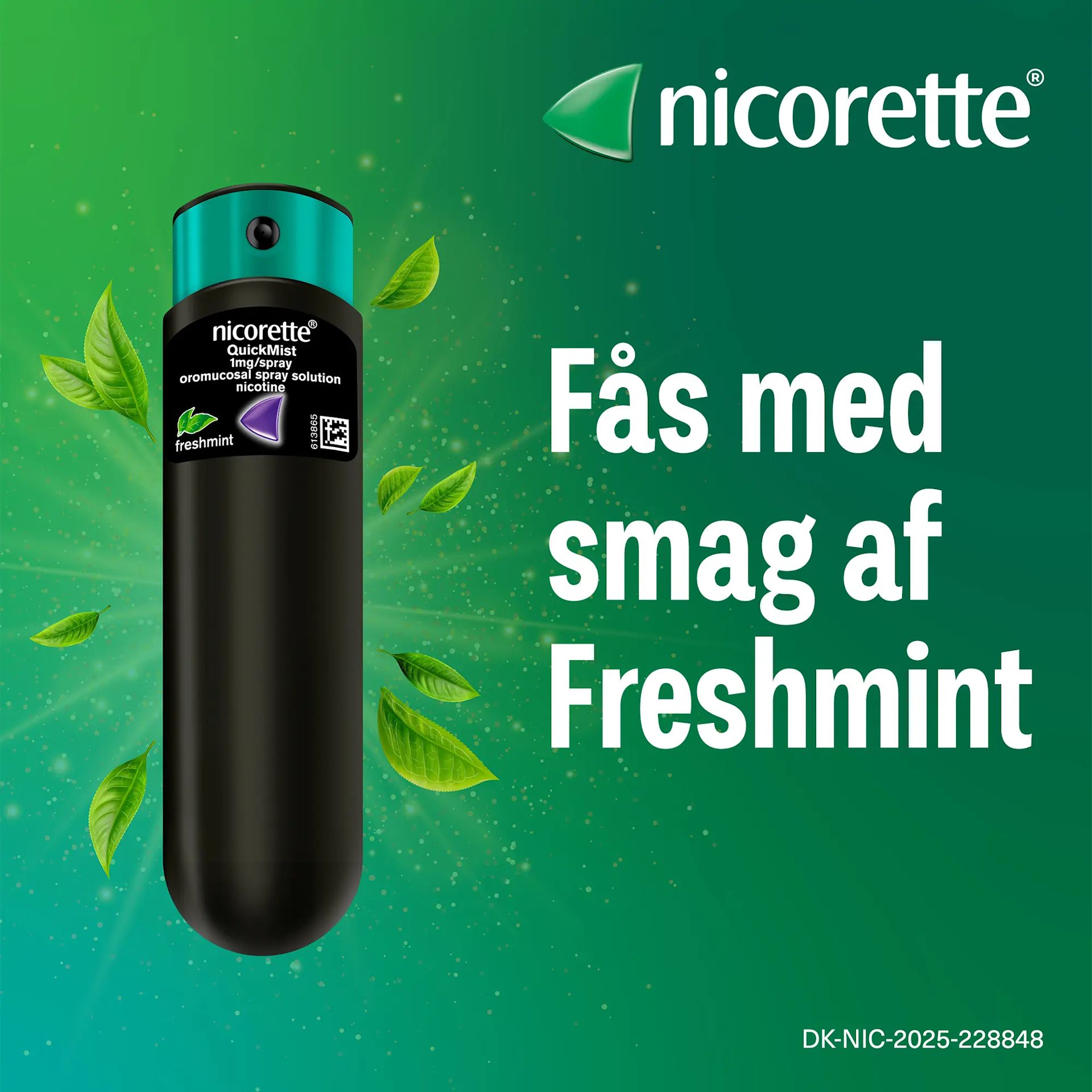 150% større chance for varigt rygestop ved brug af QuickMist i forhold til viljestyrke alene