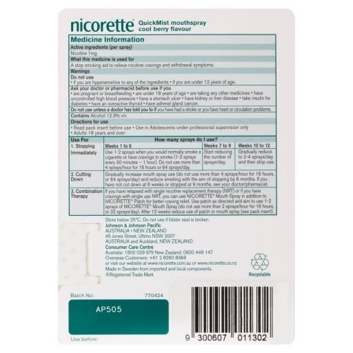 NICORETTE® QuickMist - Image 4 - Nicorette - en-AU