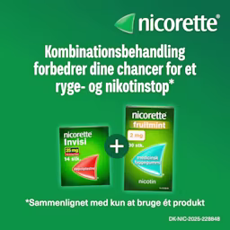 Nicorette tyggegummi findes i fire smagsvarianter