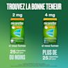 Gomme de Nicotine NICORETTE®, Fruit Frais, en 2mg et 4mg avec une déclaration "Trouvez La Bonne Teneur"