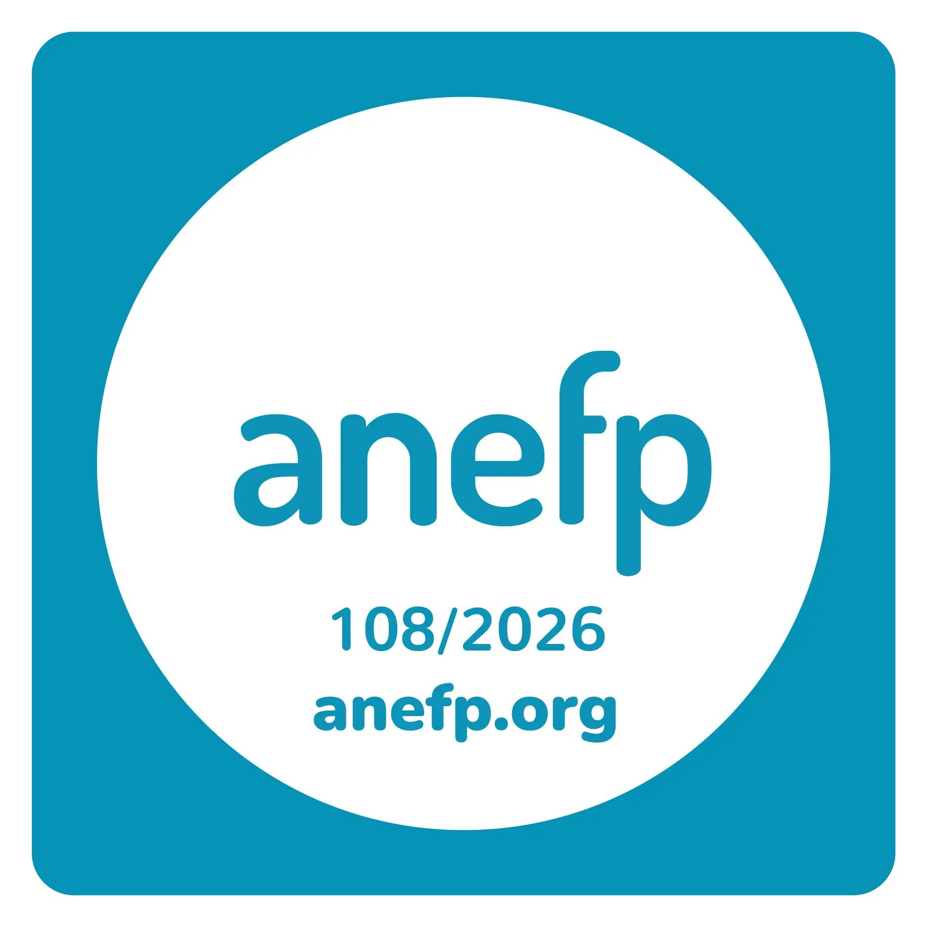Anefp badge