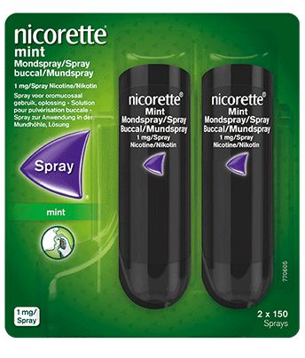 nicorette mint spray duopack