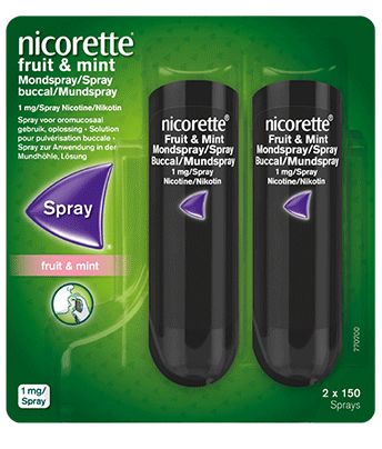 nicorette fruit spray duopack