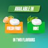 Pastille de nicotine NICORETTE®, maintenant offert en fruit frais et menthe