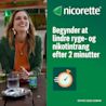 Nicorette sugetabletter passer i lommen