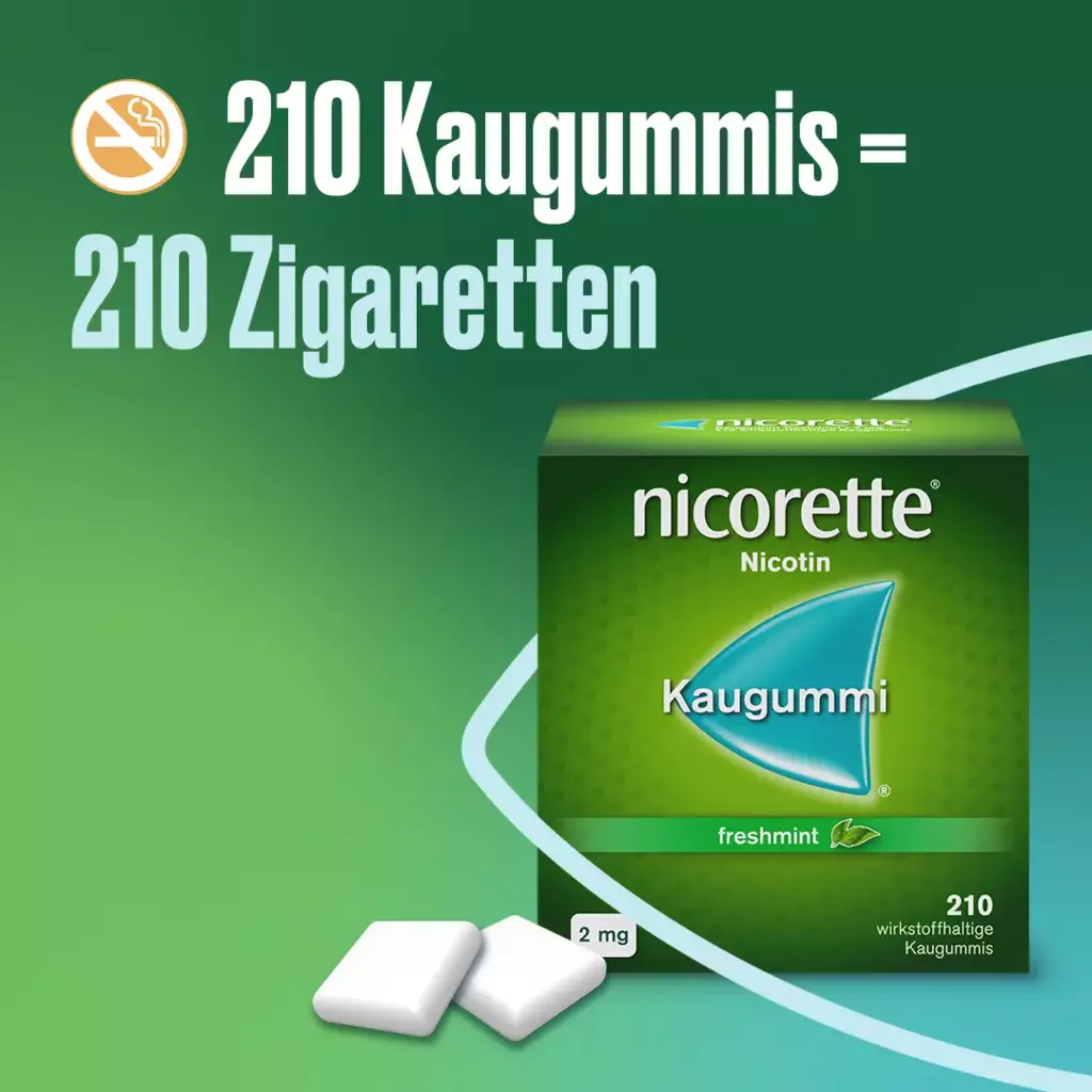 nicorette® Kaugummi whitemint