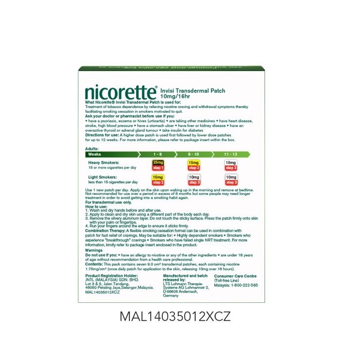 NICORETTE® Invisi Transdermal Patch - Image 6 - Nicorette - en-MY