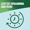 LIEVITTÄÄ TUPAKANHIMOA KOKO PÄIVÄN