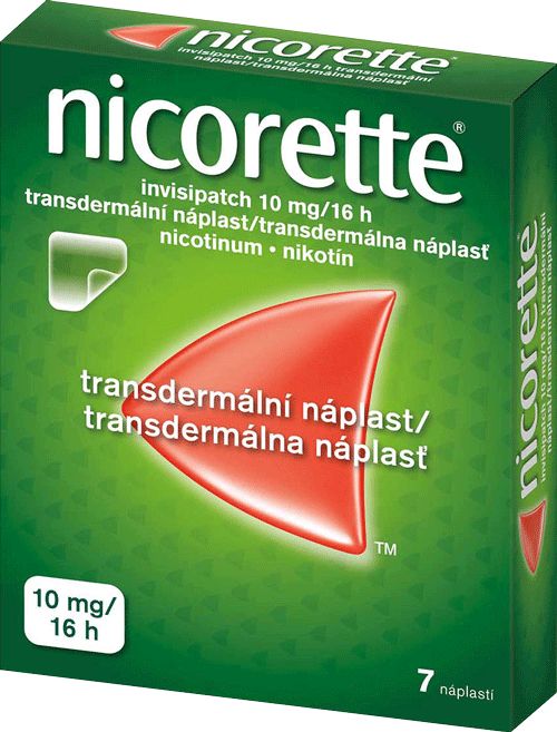 Nicorette® invisipatch 10 mg/16 h transdermální náplast