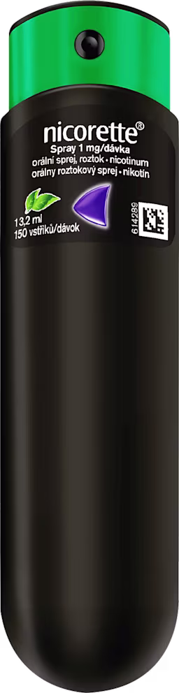 Nicorette® Spray 1 mg/dávka orální sprej, roztok (13,2ml)
