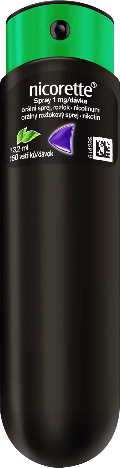 Nicorette® Spray 1 mg/dávka orální sprej, roztok (13,2ml)