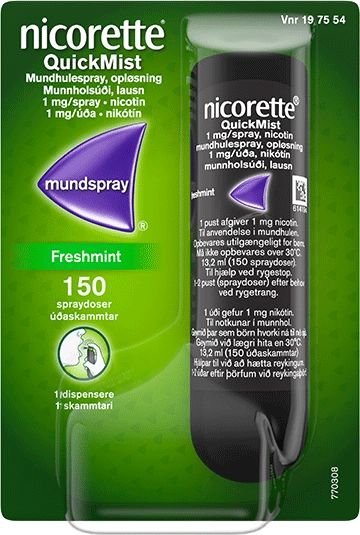 Nicorette QuickMist Cool Berry mundspray