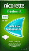 Nicorette whitemint tyggegummi 30 stk. pakke