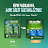 Nicorette Nicotine Lozenge, New packaging made with 85% less plastic