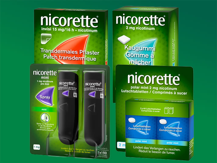 Nicorette Produktübersicht