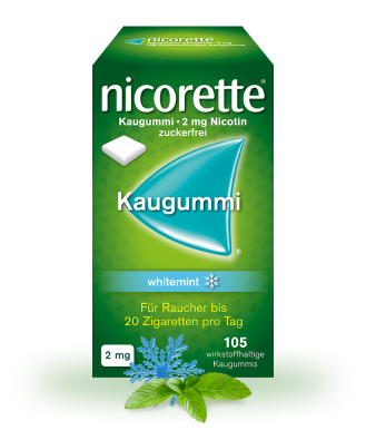 nicorette® Kaugummi whitemint