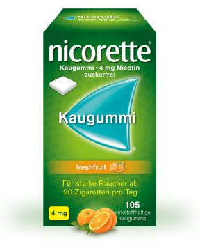 nicorette® Kaugummi freshfruit 4mg