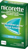 Nicorette® Icemint Gum 2 mg liečivé žuvačky, 30 žuvačiek