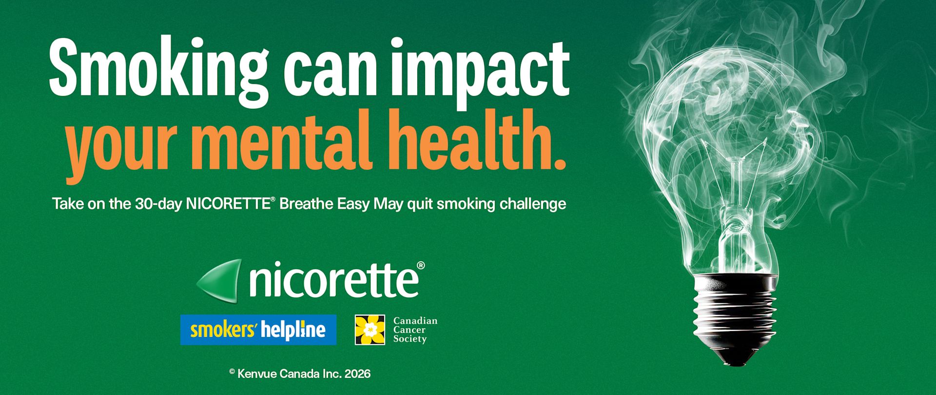 Smoking makes it hard to take a deep breath