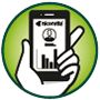 Icon with person using Nicorette QuickMist SmartTrack Nicotine Mouth Spray app