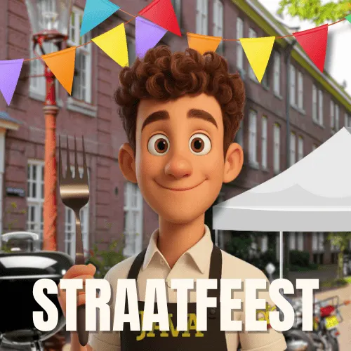 Gezellige straatbarbecue zonder gedoe
