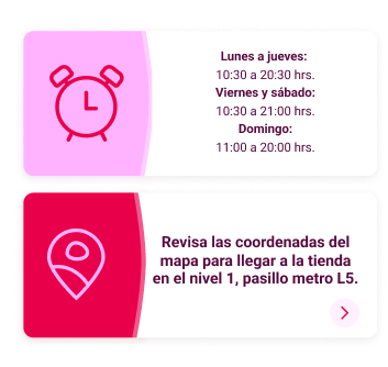 Horarios y Mapa de Zara