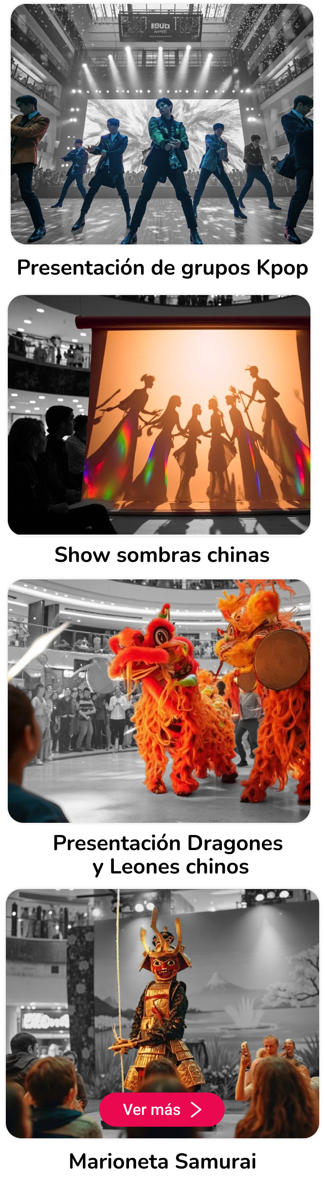 Actividades Callejon Asiatico Mallplaza