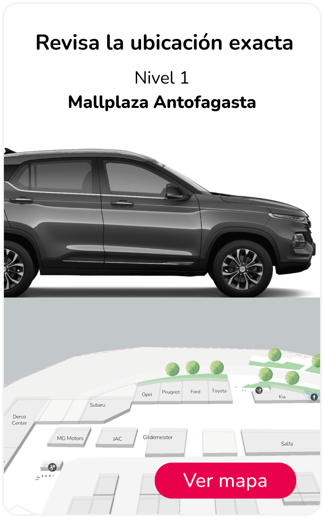 Mapa Autoplaza en Mallplaza Antofagasta