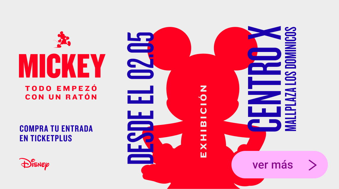 Centro X: Mickey Mouse en Mallplaza Los Dominicos