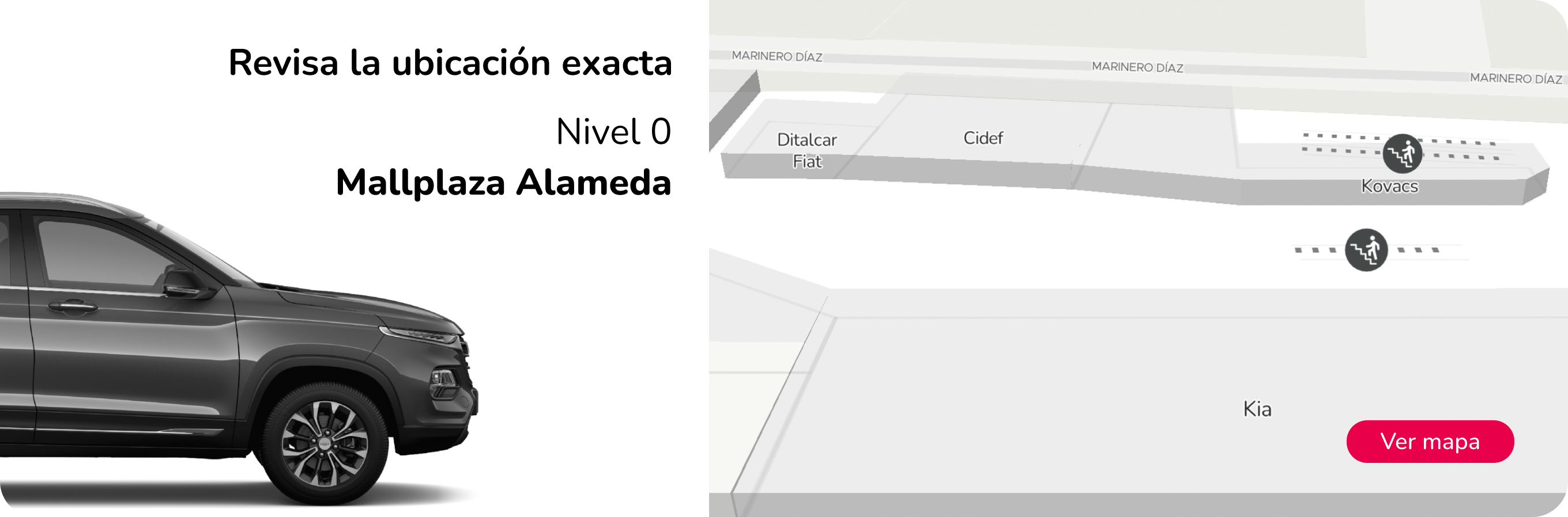 Mapa Autoplaza en Mallplaza Alameda