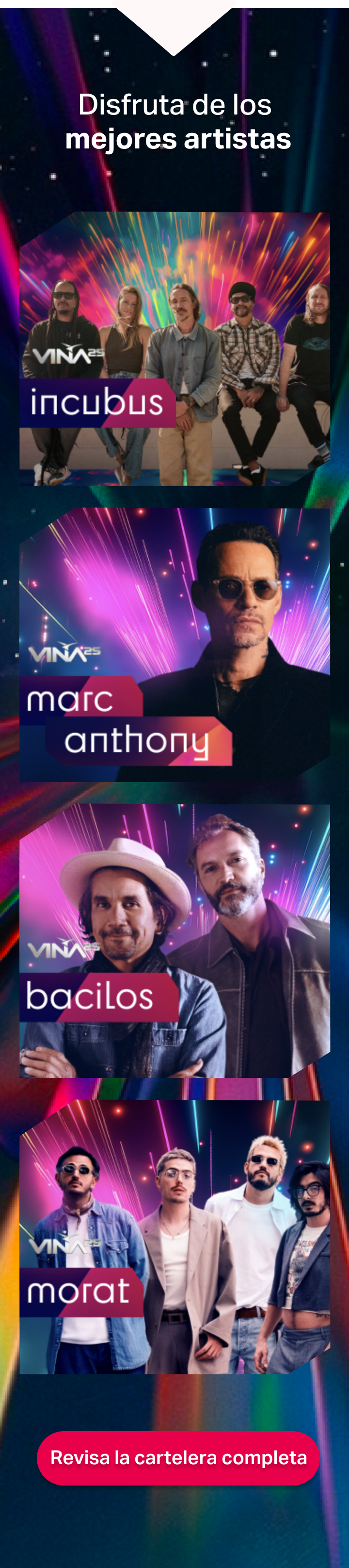 Los mejores artistas están en Viña 2025