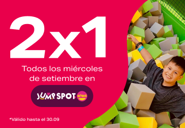 Promo 2x1 en Jump Spot Kids