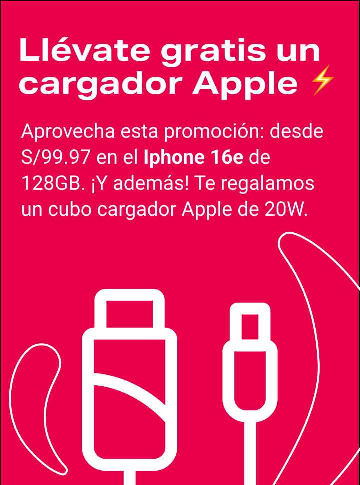 Tu iPhone 16e - Cargador
