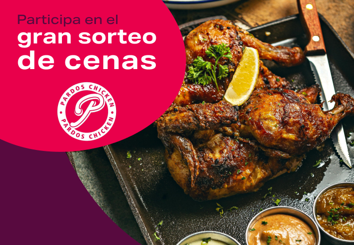 Sorteo de cenas en Pardos Chicken
