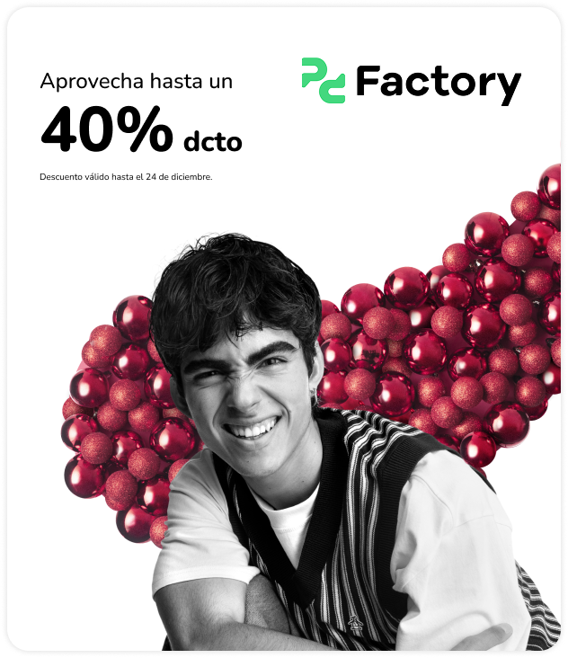 Descuento Navidad en PC Factory Mallplaza